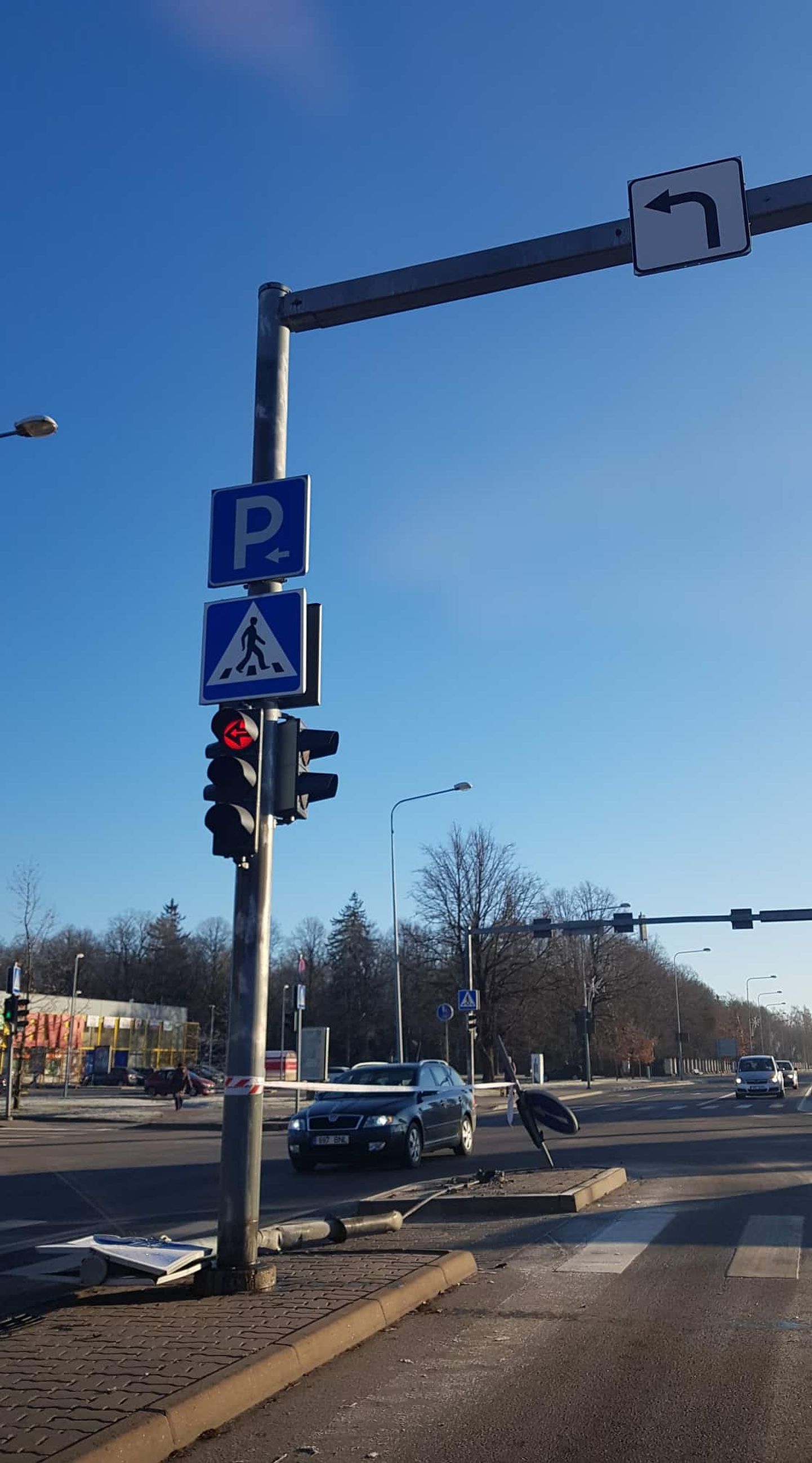 Liiklusõnnetus Riia maanteel
