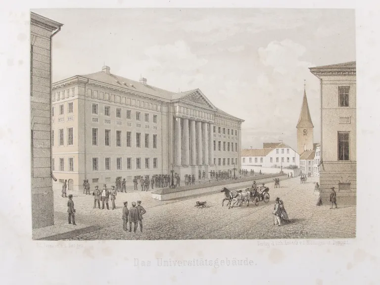 Louis Höflinger. Tartu vaade, 1860.