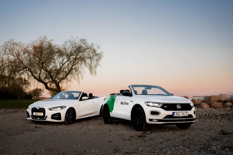 BMW ja VW kabrioletid.