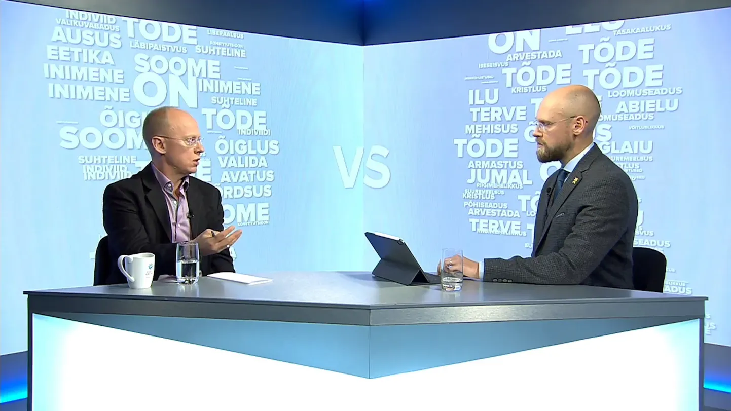 Ahto Lobjakas ja Varro Vooglaid saates "Lobjakas vs Vooglaid"