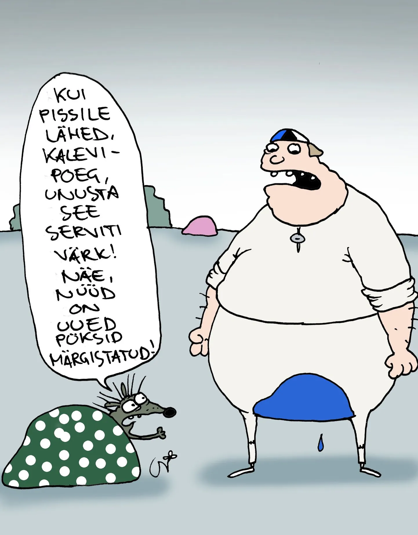 Kalevipoeg ja siil Eesti mainet kujundamas.