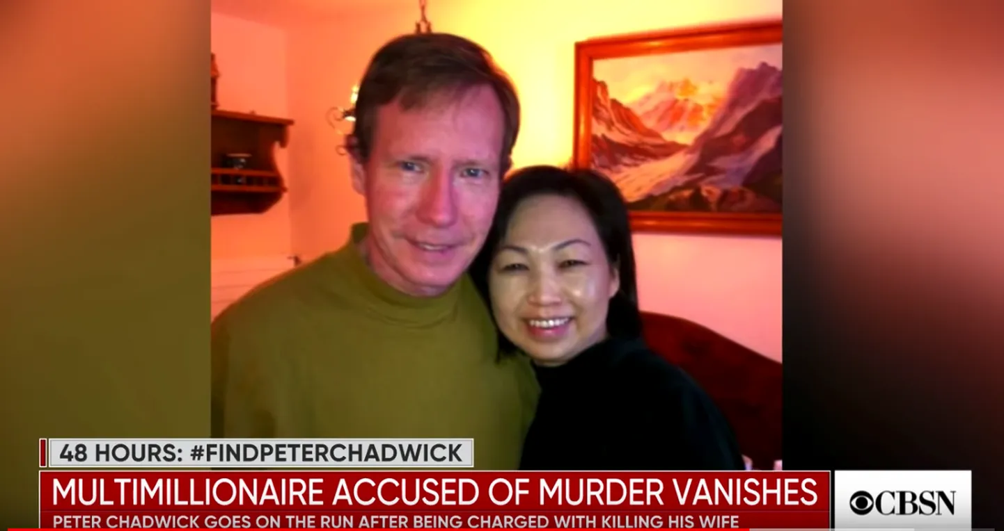 Kuvatõmmis CBS News videost: Peter ja Quee Chadwick.