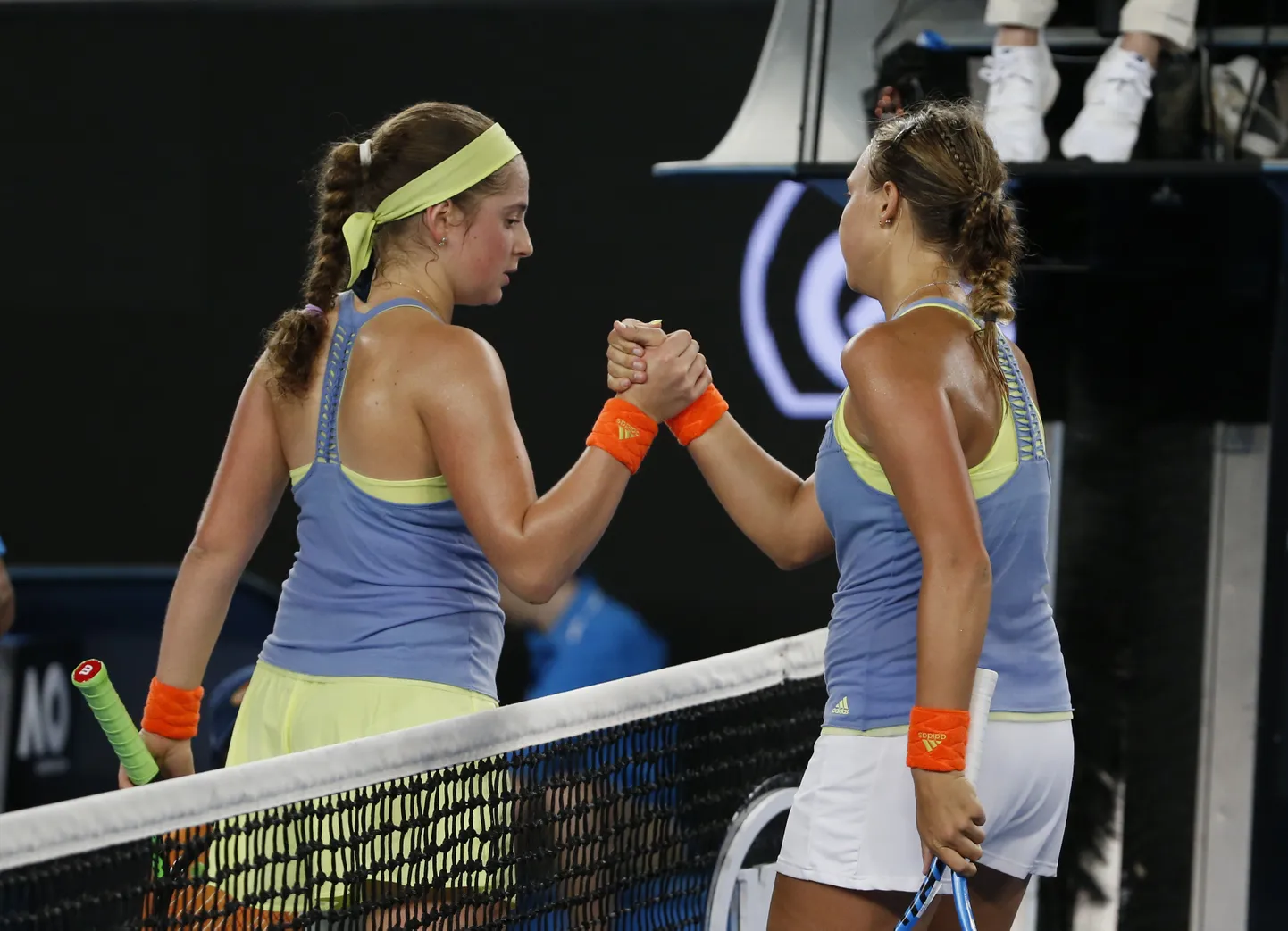 Jelena Ostapenko ja Anett Kontaveit.