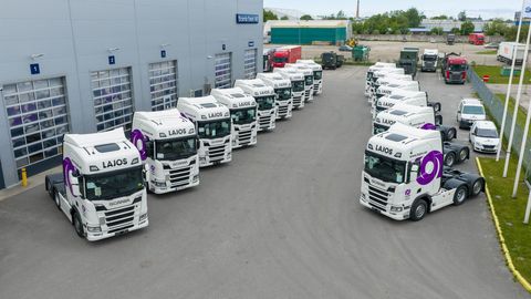 Kunda transpordifirma investeeris kolm miljonit eurot, soetades korraga 22 uut veokit