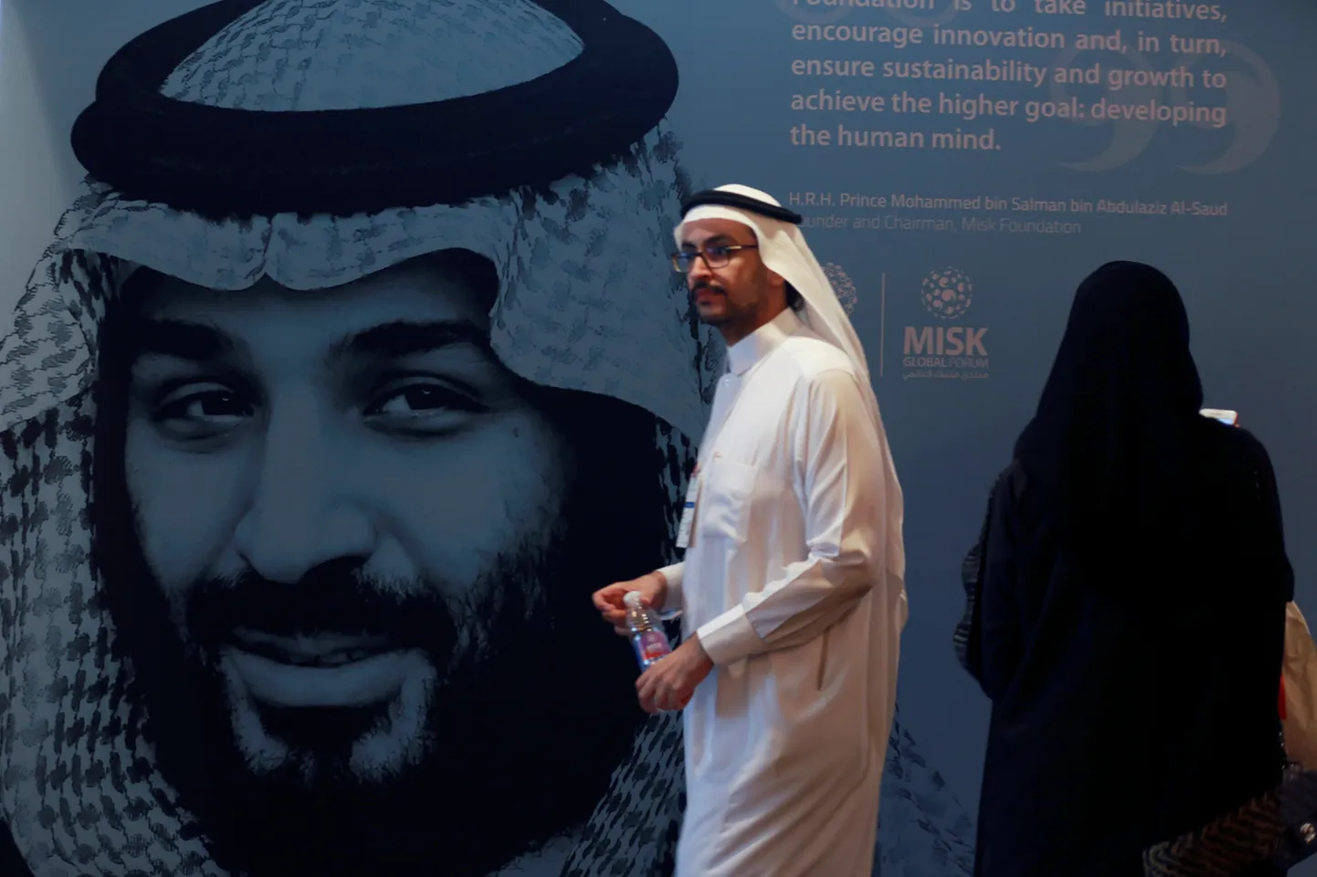 Saudi kroonprints Mohammed bin Salmani foto.