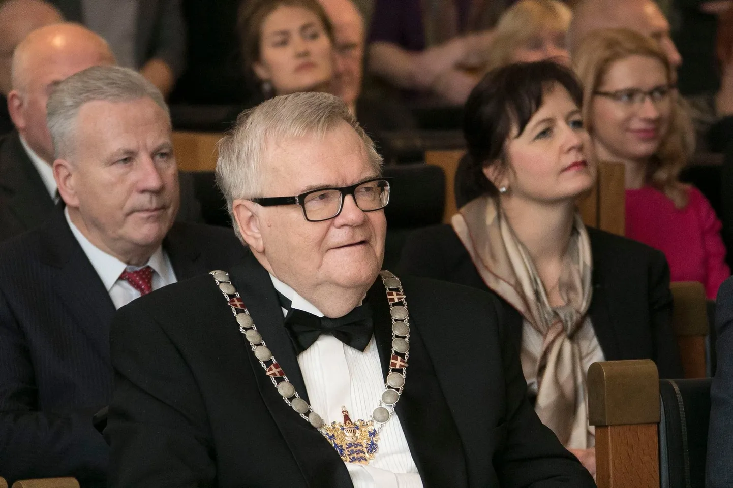 Edgar Savisaar Raekojas toimunud üritusel.