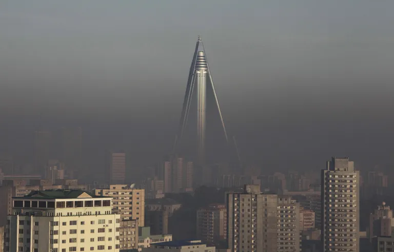 Отель Ryugyong в Пхеньяне.