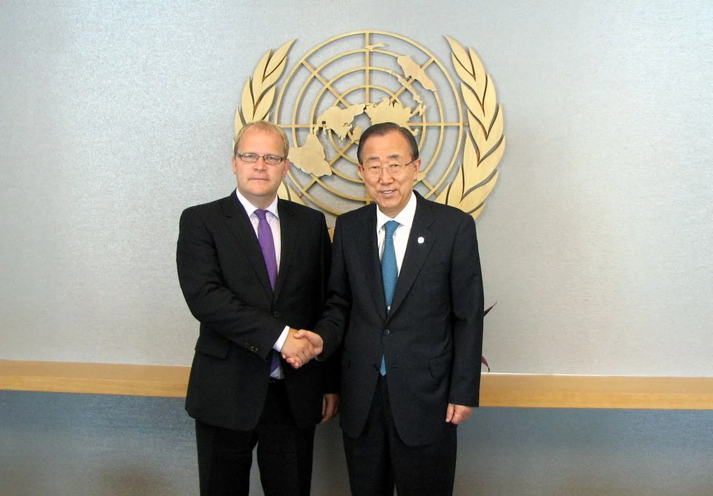 Urmas Paet ja Ban Ki-moon