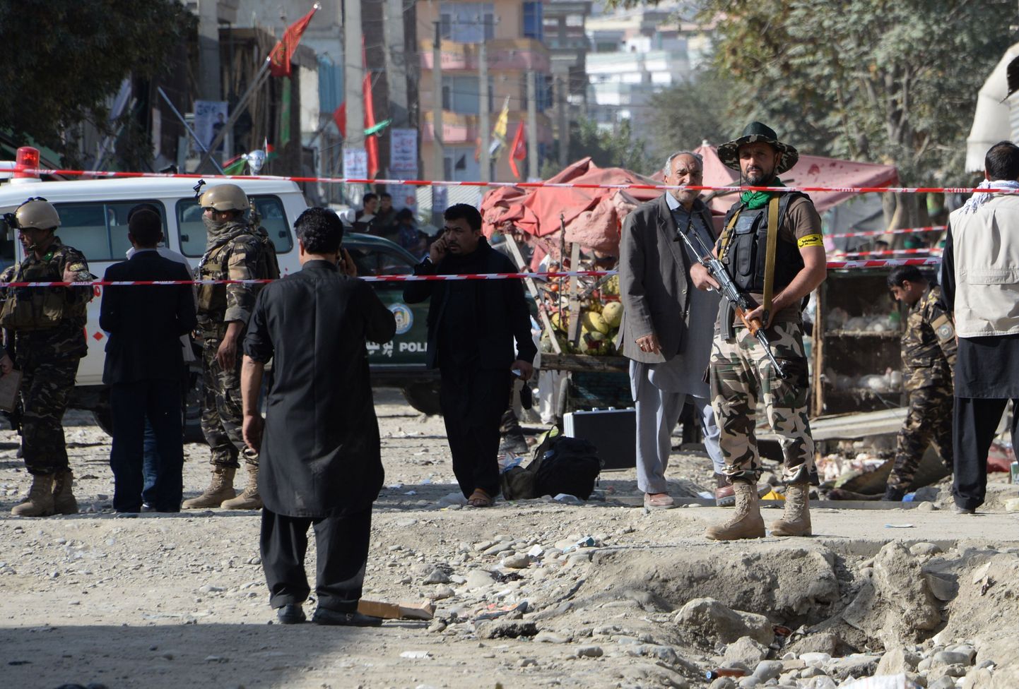 Kabuli tänav, kus pomm plahvatas tänavu 29. septembril.