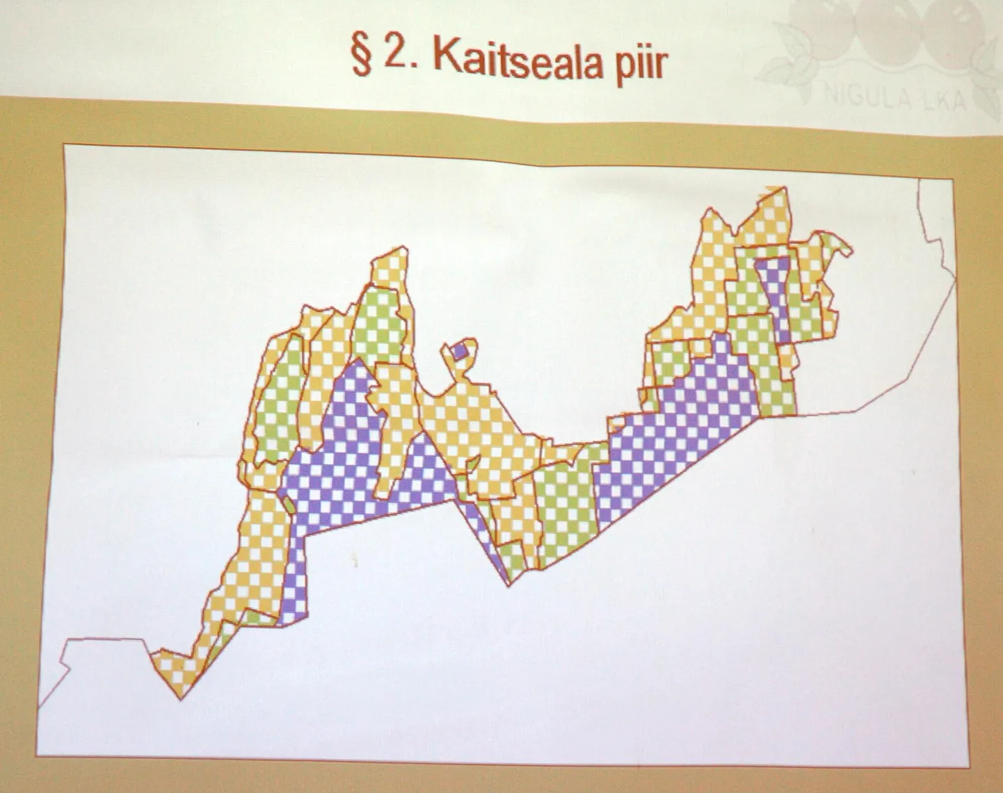 Sookuninga loodukaitseala kaart.