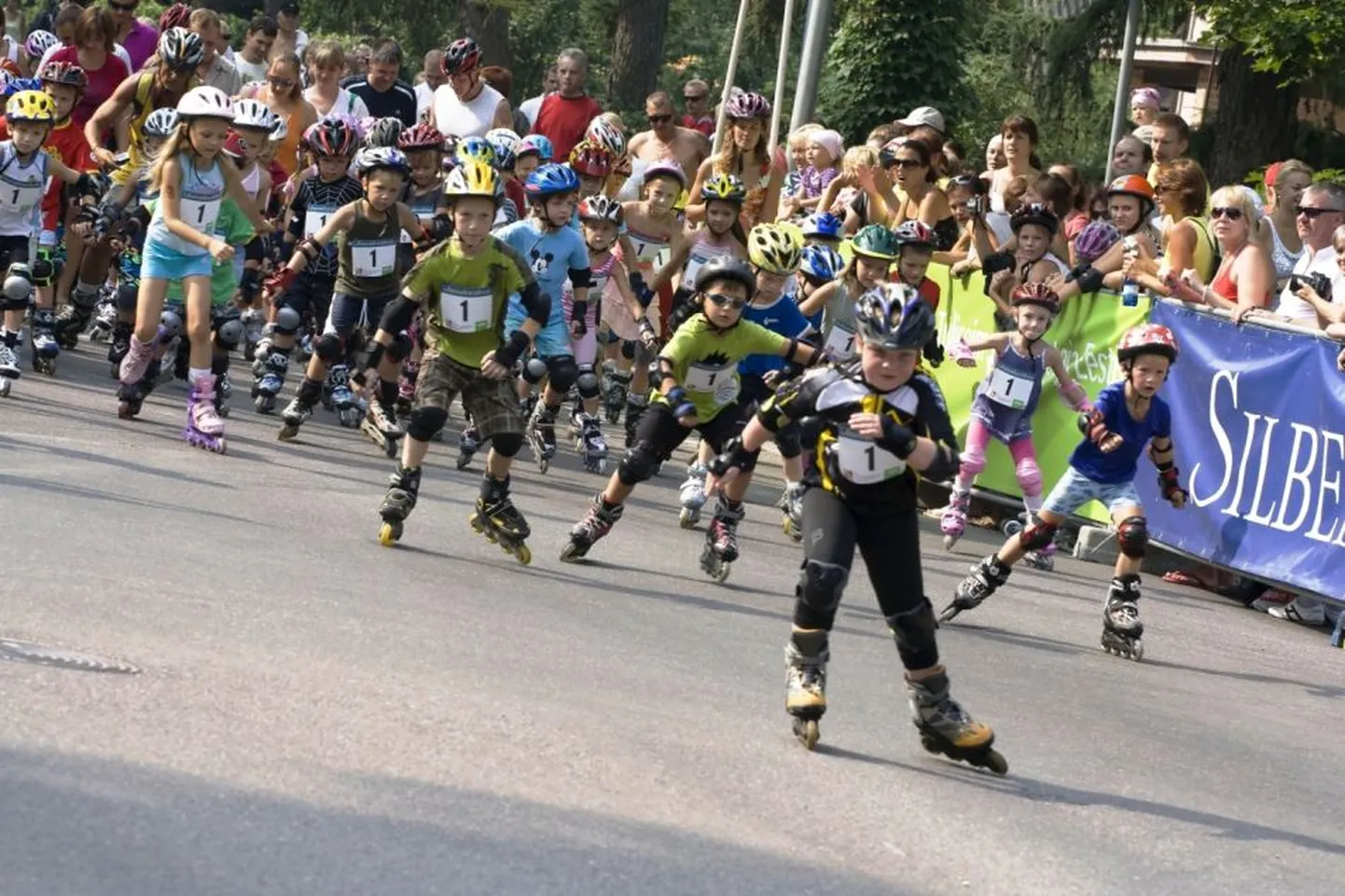 Tartu rulluisumaratoni lastele mõeldud Minimaraton.