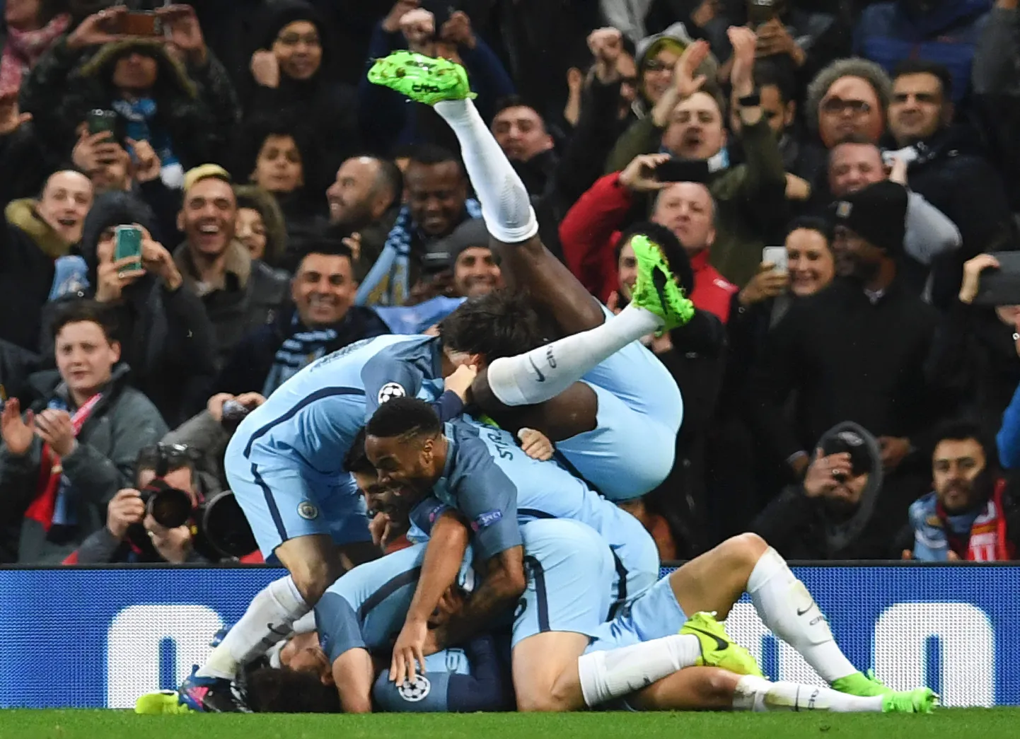 Pöörane lugu: City ja Monaco lõid kahe peale kaheksa väravat.