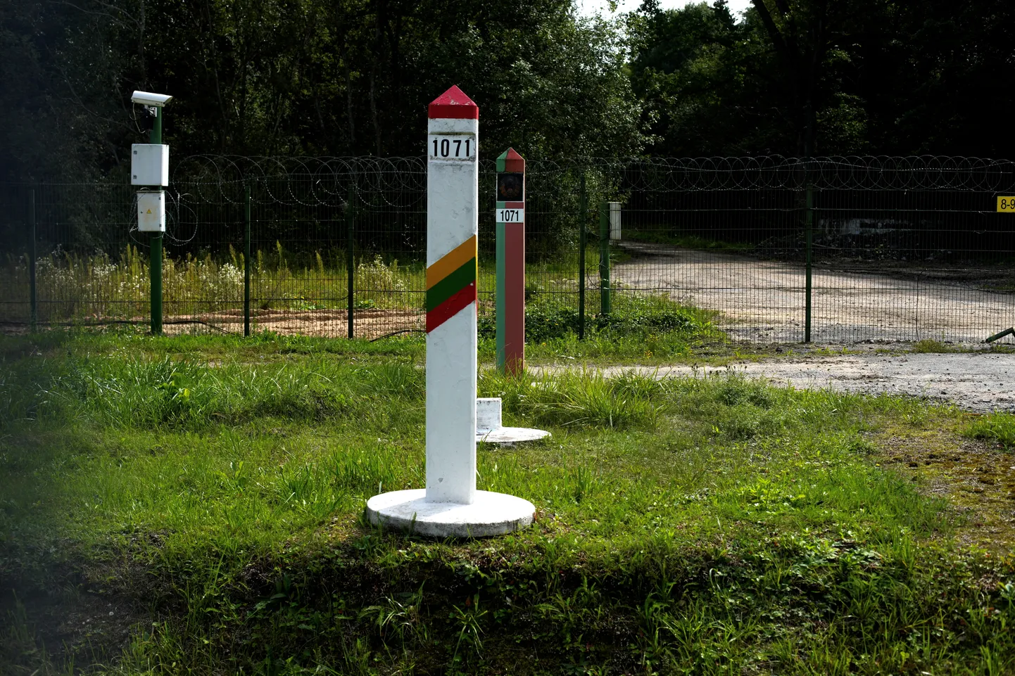 Leedu-Valgevene piir Medininkais.