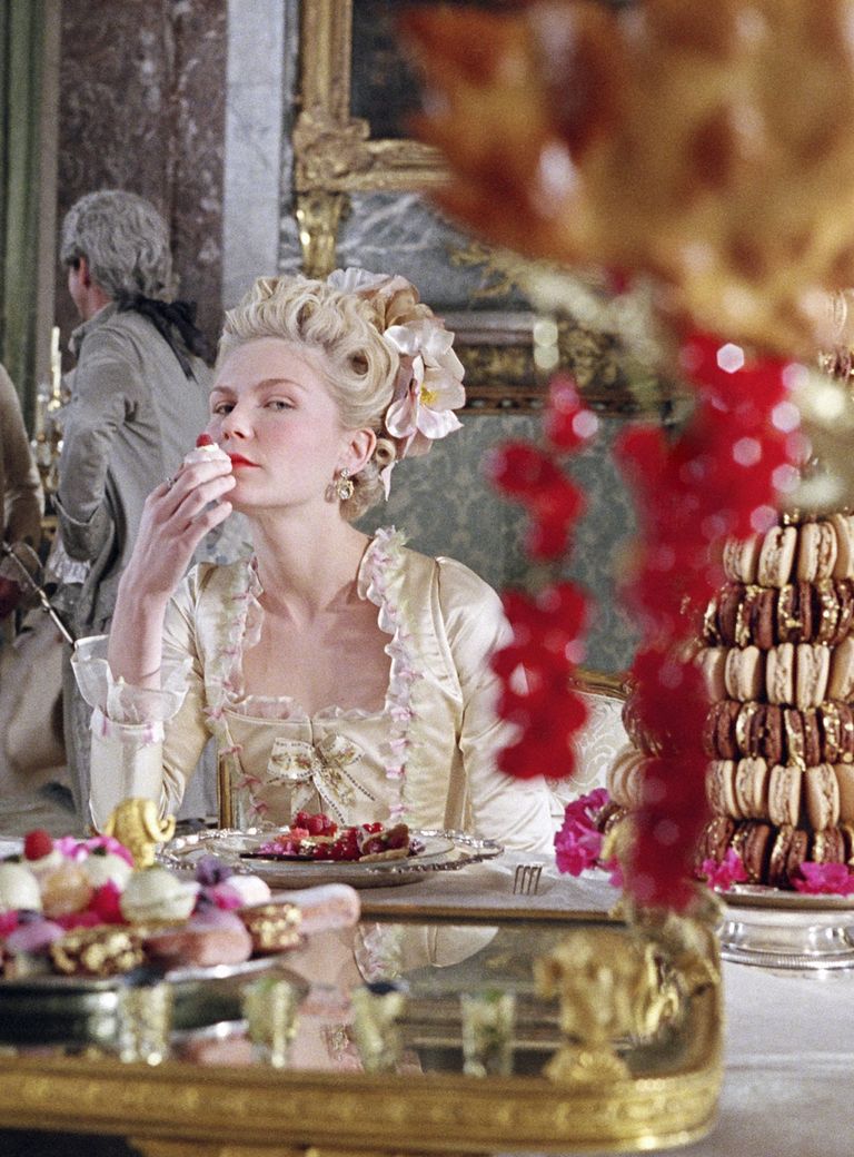 Kaader filmist «Marie Antoinette». Pildil Kirsten Dunst kuninganna Marie Antoinette'ina