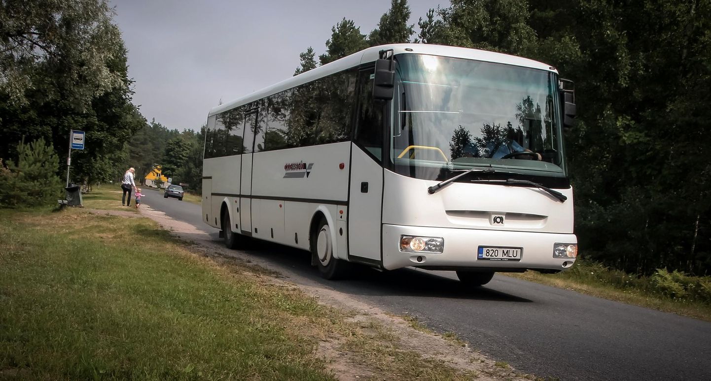 Uuest nädalast muutub Pärnu–Lihula mõlema suuna bussi väljumisaeg. 