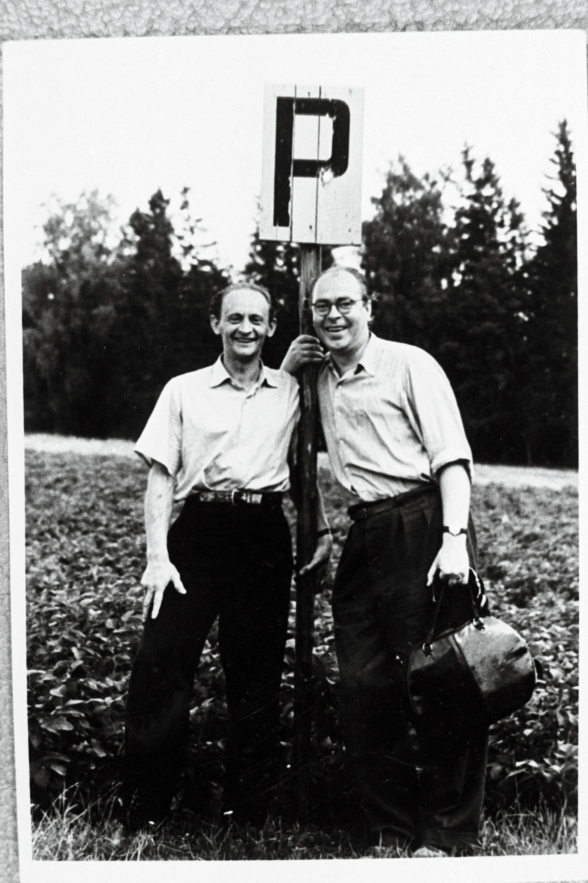 Näitlejad Jüri Järvet ja Voldemar Panso 1955. aastal.