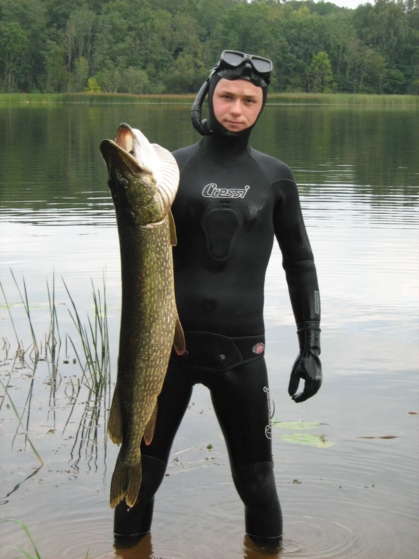 Pavel Bojetski 11-kilose haugiga.