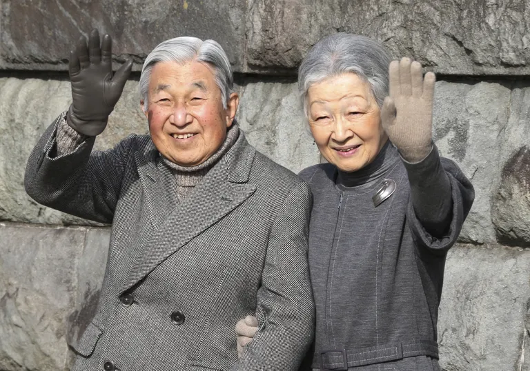 Jaapani keiser Akihito ja keisrinna Michiko