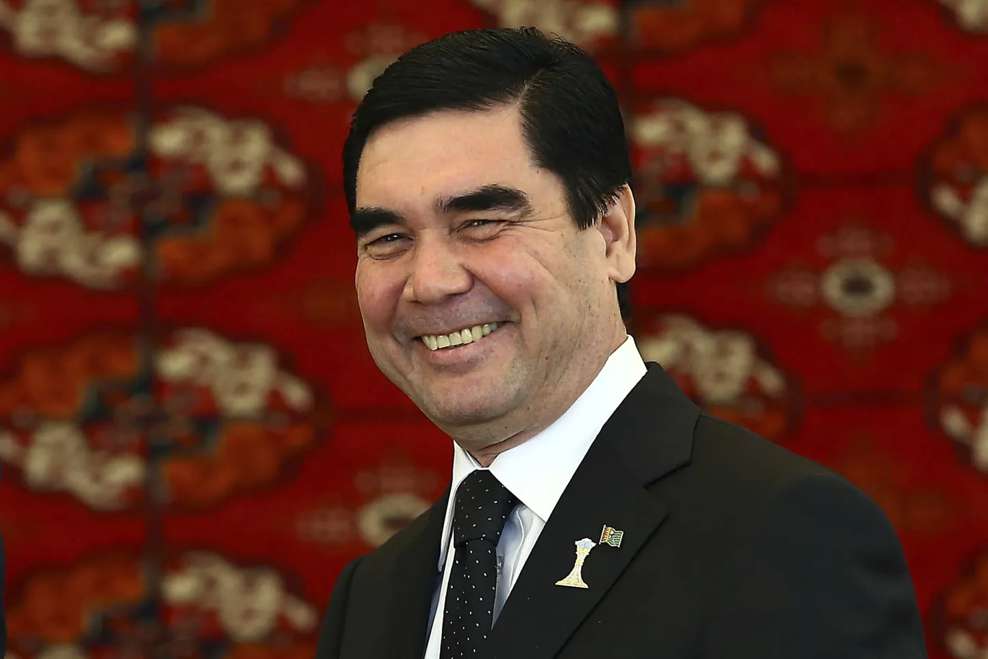 Türkmenistani president Gurbangulõ Berdõmuhhamedov.