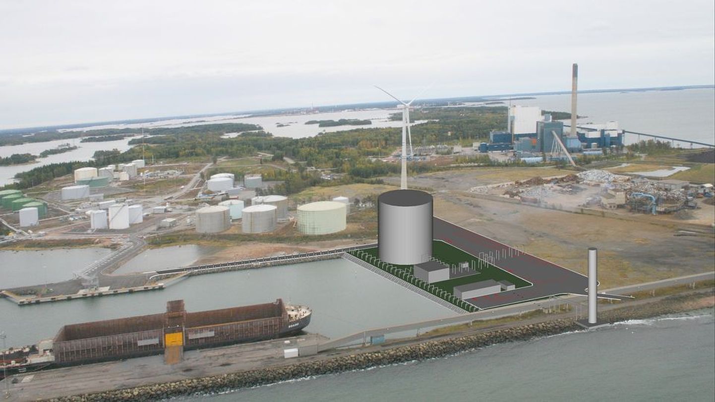 Poris Tahkoluotos ehitava LNG terminali visioon Gasumilt.