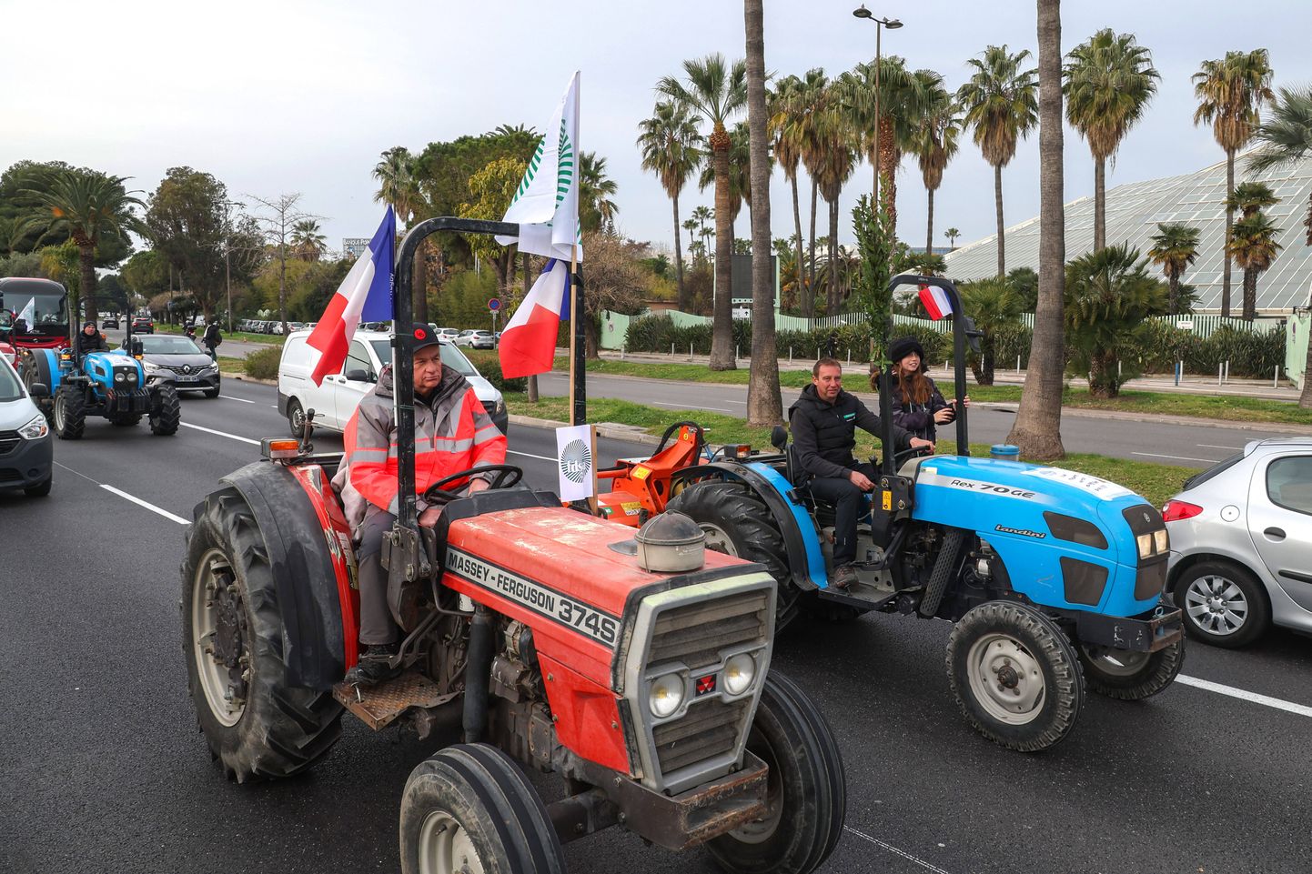Забастовка фермеров во Франции.