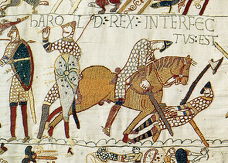 Bayeux' vaip, millel on kujutatud Hastingsi lahingut