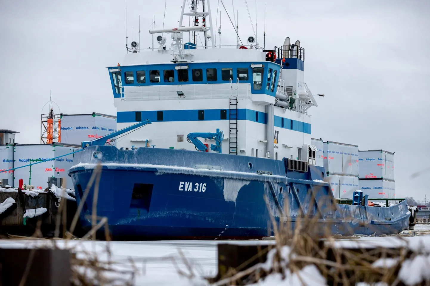 Jäälõhkuja EVA 316 alustab Pärnu ja Liivi lahel tööd homsest. 