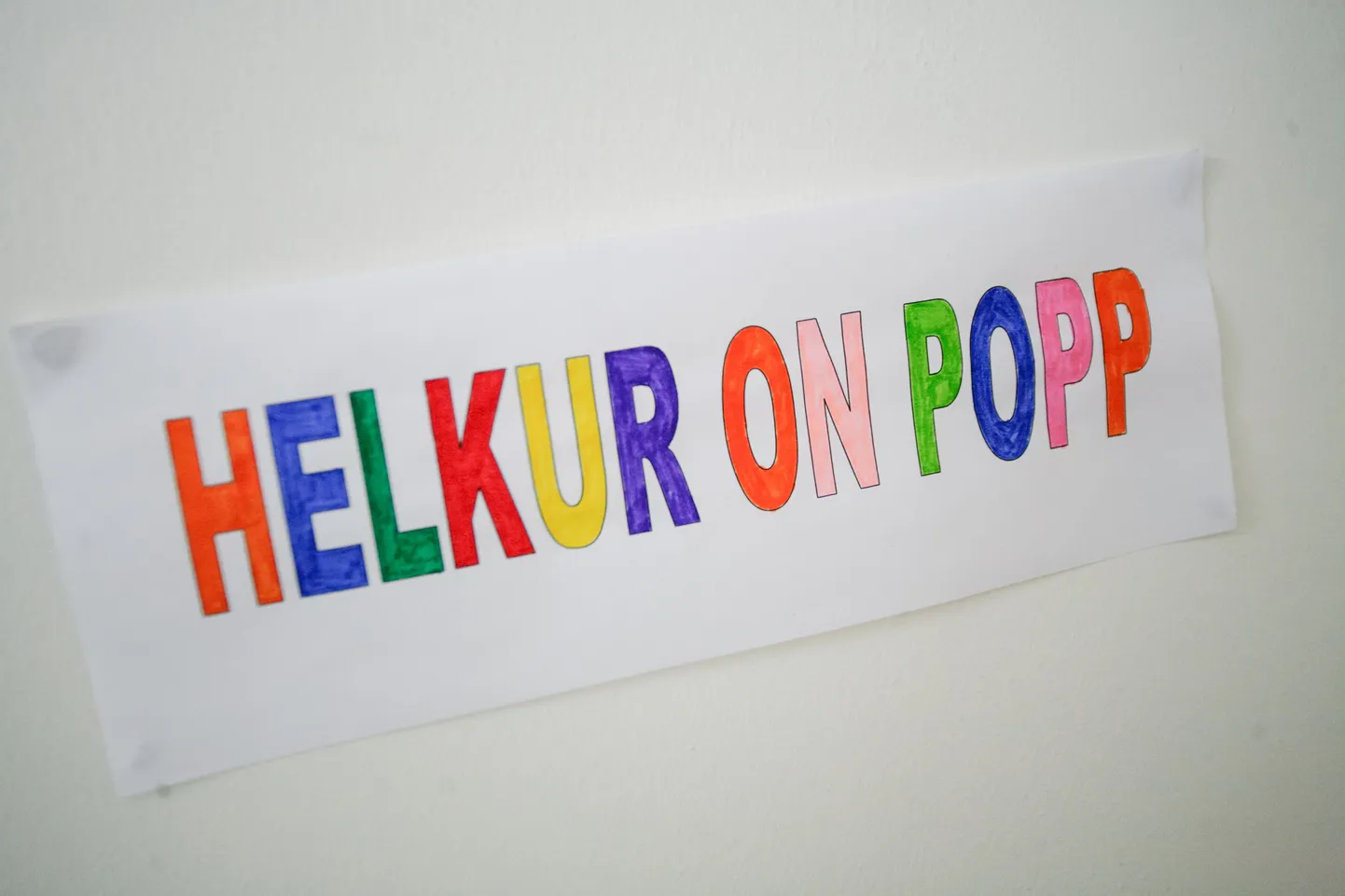 Helkur on popp.