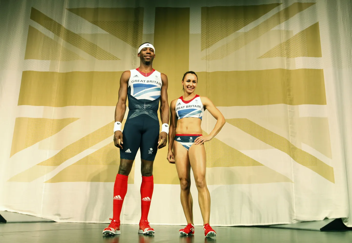 Kolmikhüppaja Phillips Idowu ja seitsmevõistleja Jessica Ennis