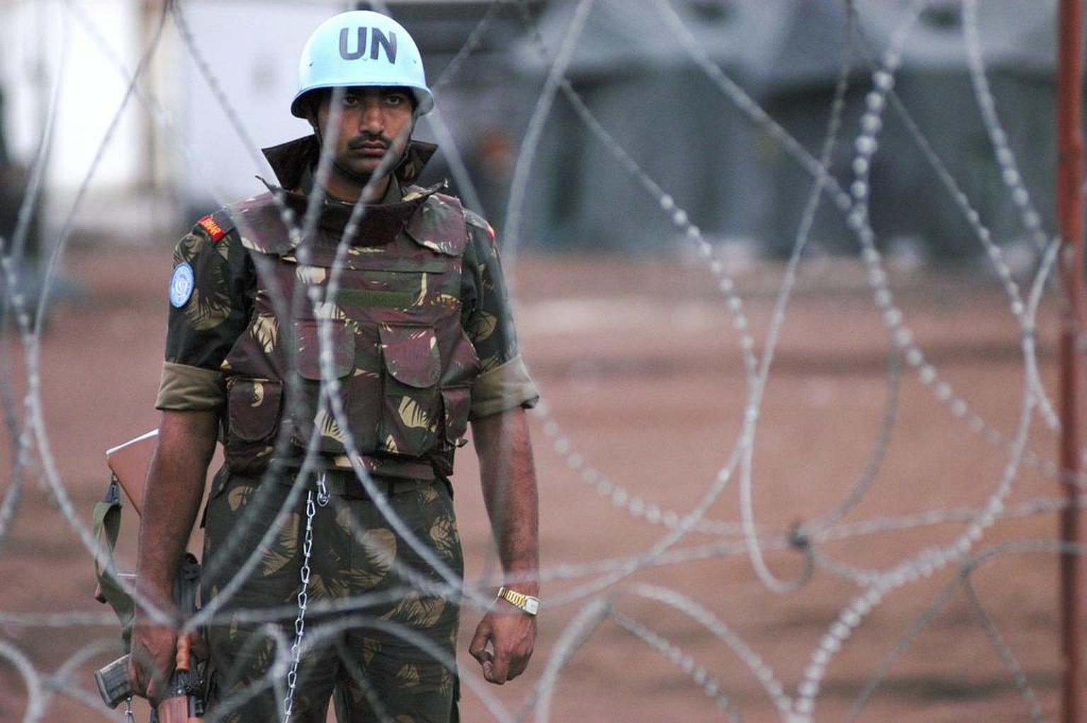 ÜRO Kongo missiooni rahuvalvesõdur.