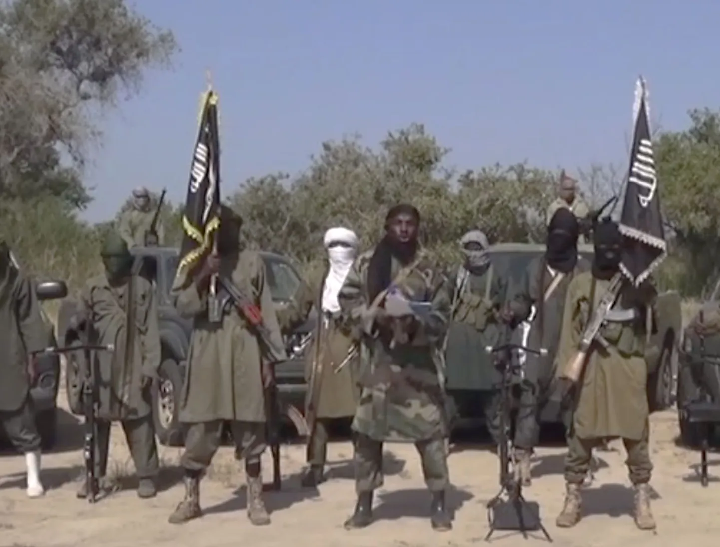 Terroriorganisatsiooni Boko Haram liikmed.