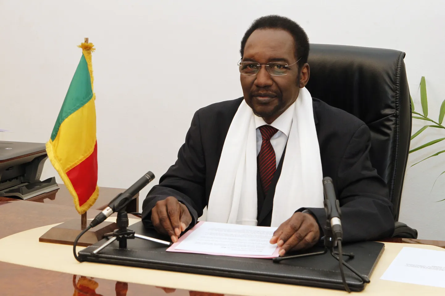 Mali president Dioncounda Traore.