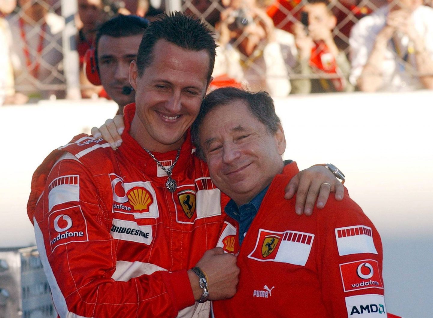 Jean Todt (paremal) koos Michael Schumacheriga.
