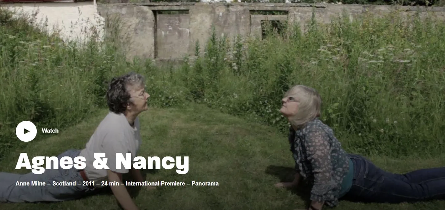Amsterdami dokifestival kolis tasuta netti. Pildil Šoti režissööri Anna Milne'i film «Agnes and Nancy», mille rahvusvaheline esilinastus pidi toimuma Amsterdamis.