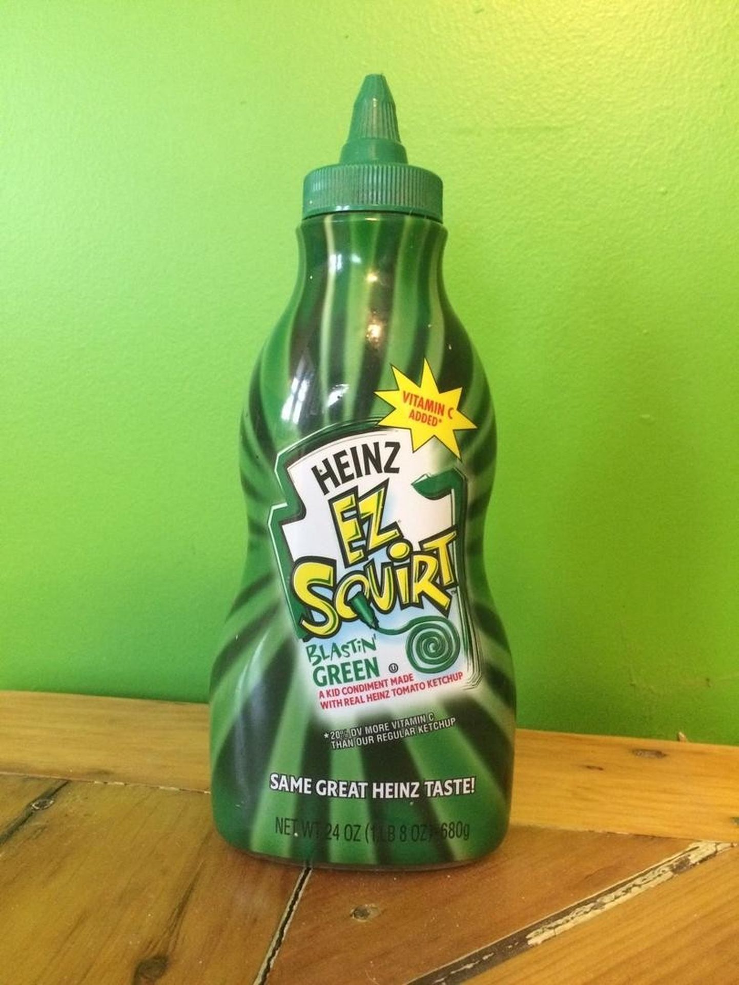 Heinz EZ Squirt roheline ketšup.