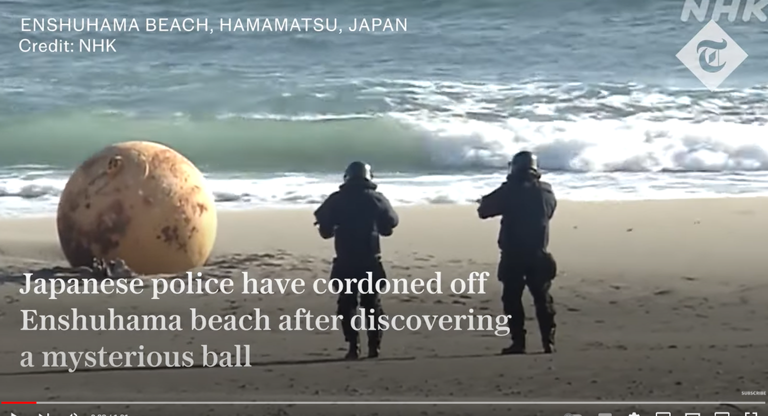 Jaapani Hamamatsu Enshu rannalt leiti kummaline metallkera