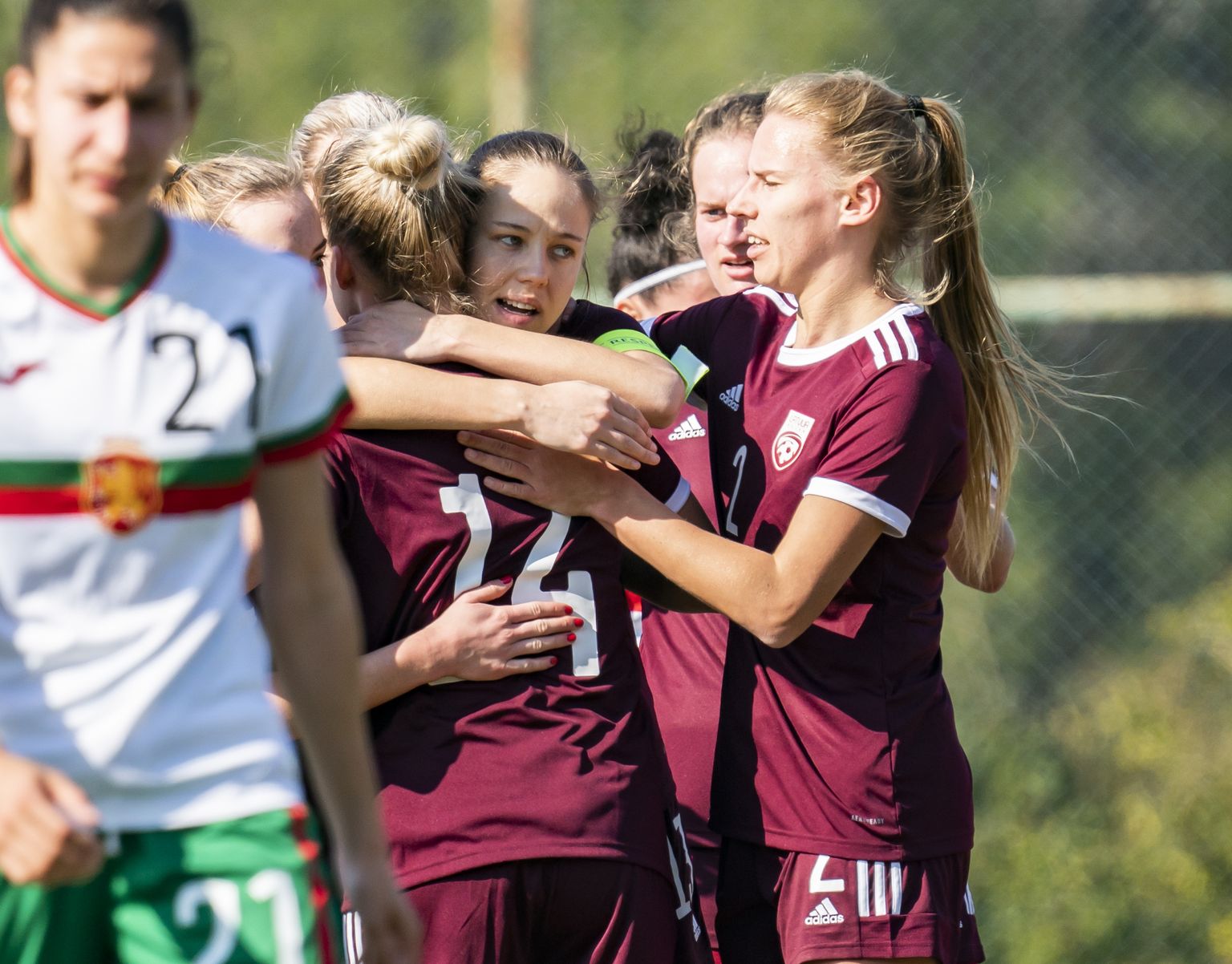 Latvijas sieviešu futbola izlases spēlētājas