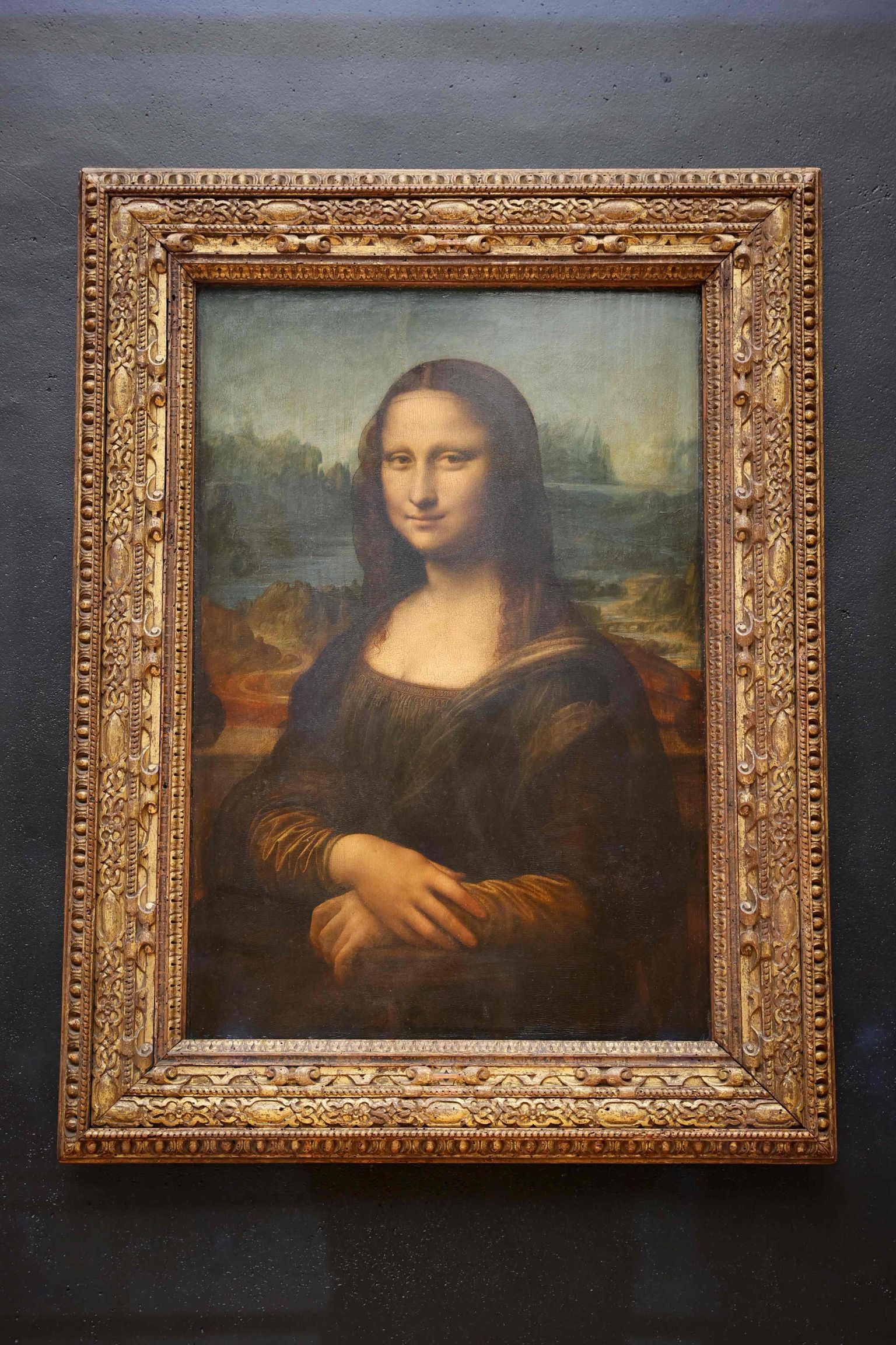 Renessansikunstniku Leonardo da Vinci maal «Mona Lisa», mis asub Pariisis Louvre'is