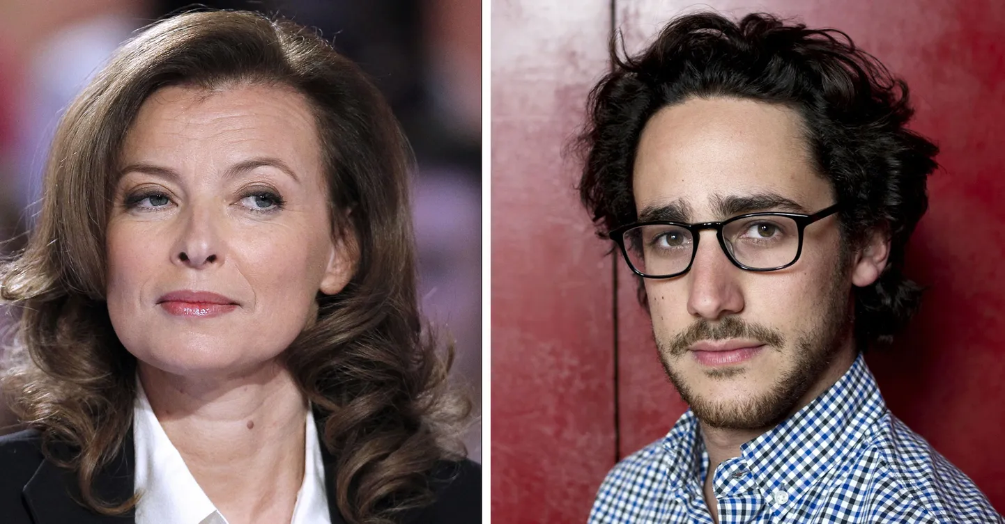 Prantsuse presidendi partner Valérie Trierweiler ja riigipea poeg eelmisest abielust Thomas Hollande.