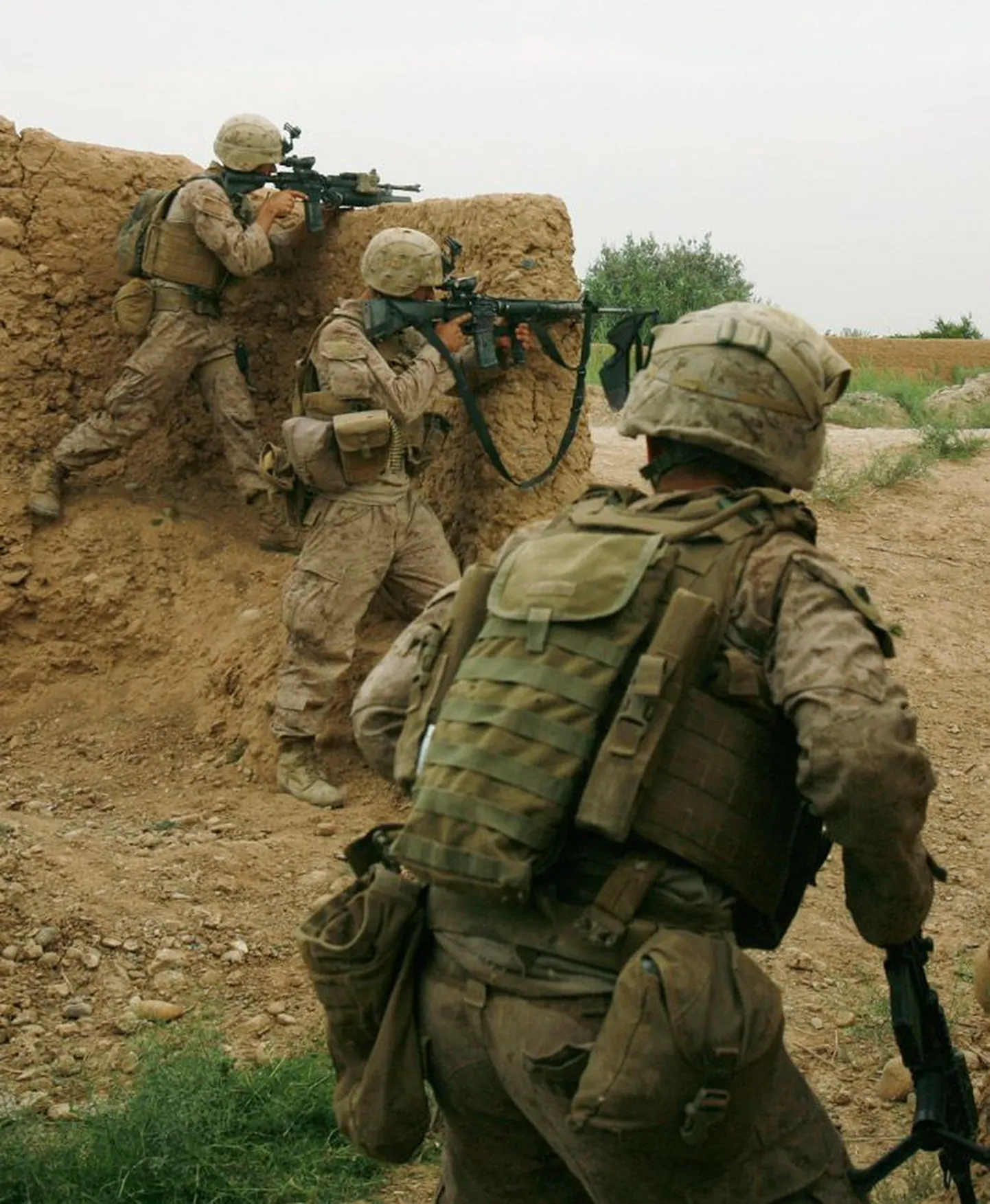 USA merejalaväelased Lõuna-Afganistanis Helmandi provintsis Marjah’ piirkonnas.