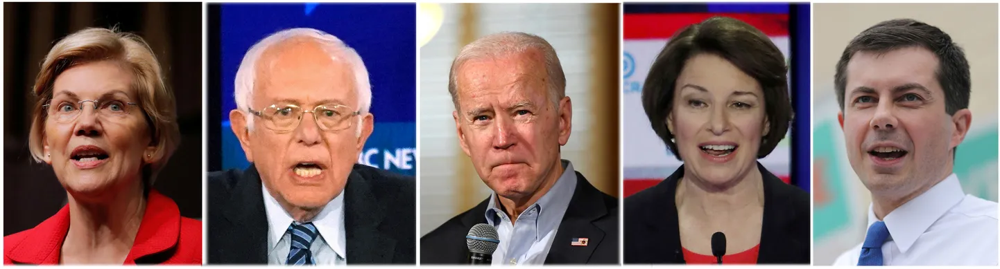 Demokraatliku partei presidendikandidaatideks pürgivad teiste seas senaator Elizabeth Warren, senaator Bernie Sanders, endine USA asepresident Joe Biden, senaator Amy Klobuchar ja endine South Bendi linnapea Pete Buttigieg.