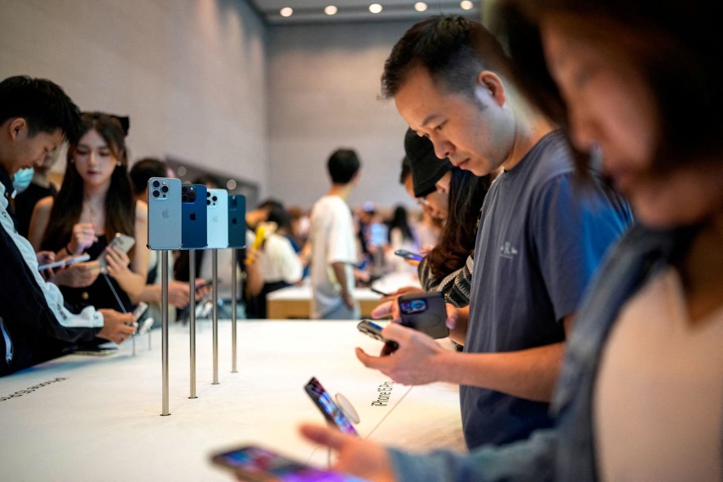 Hiinlastel on üha suurem ja parem valik kodumaiseid nutitelefone, mis valmistab Apple'ile peavalu.
