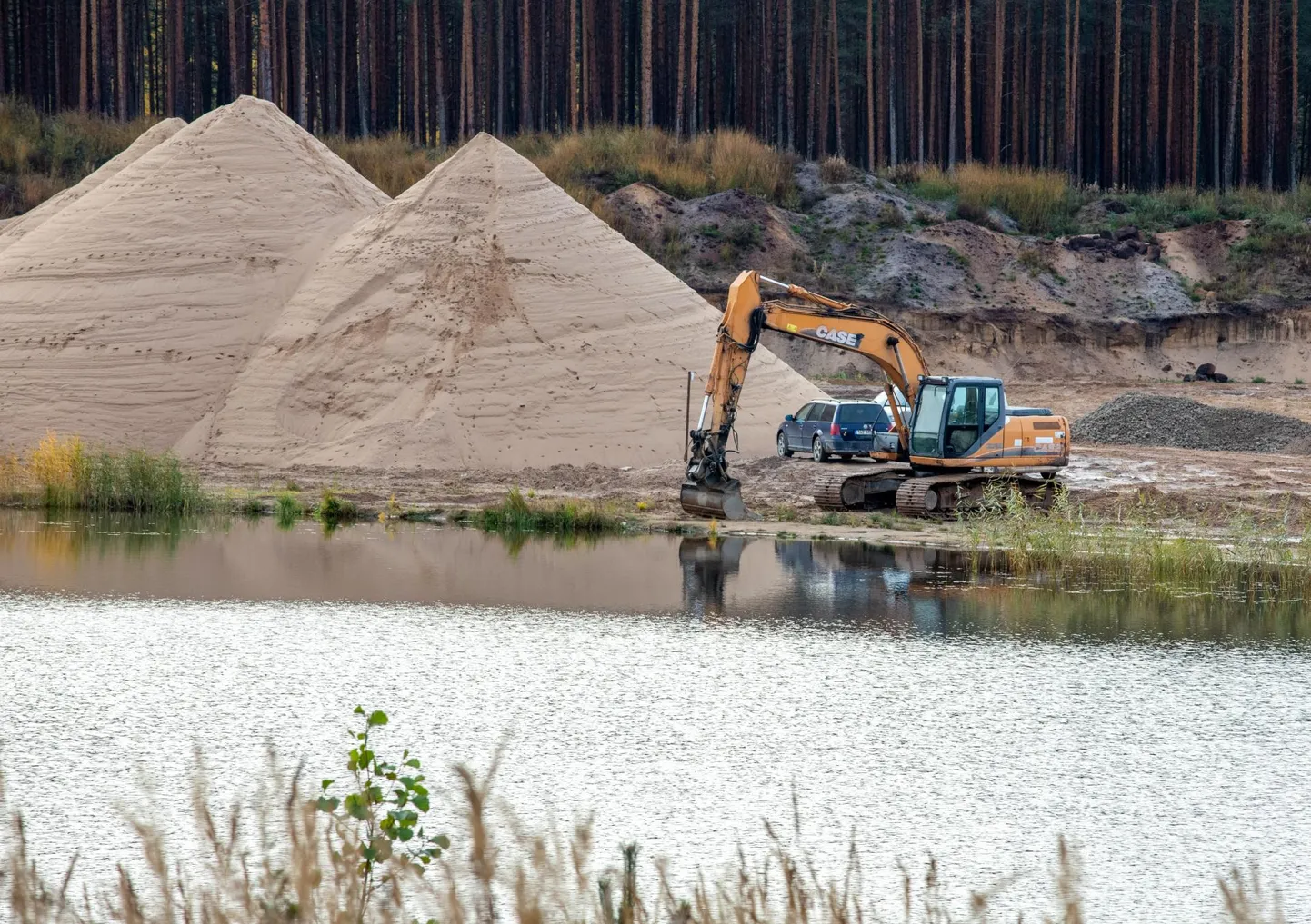 Mulluse juuli seisuga on Sämi liivakarjääri jääkvaru 363 189 kuupmeetrit. Pilt on illustreeriv.