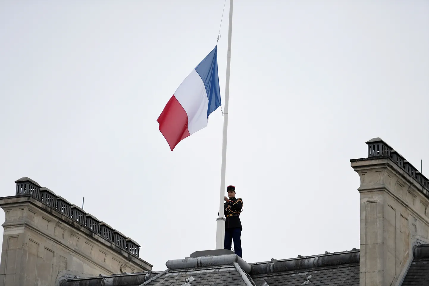 Pooles mastis Prantsuse lipp.