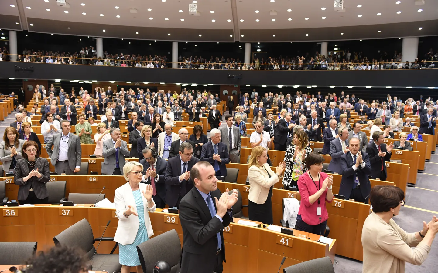 Euroopa Parlamendi täiskogu istung täna Brüsselis.