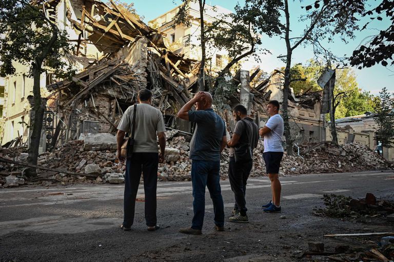 Харьков после ракетной атаки. 29 августа 2022 года