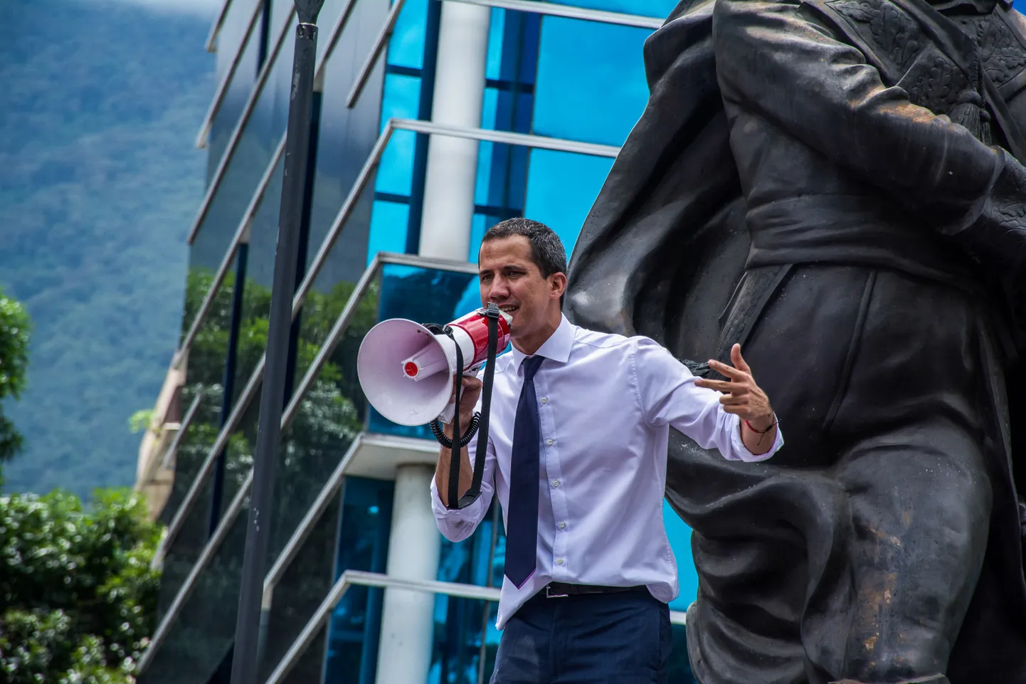 Venezuela opositsioonijuht Juan Guaidó.