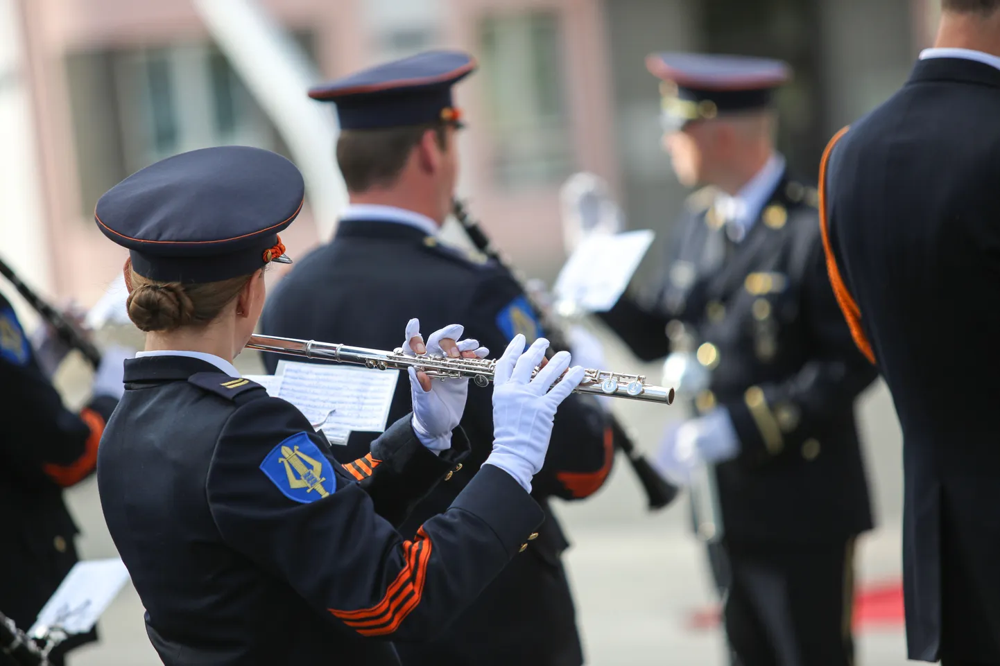 Kaitseväe orkester. Foto on illustreeriv.