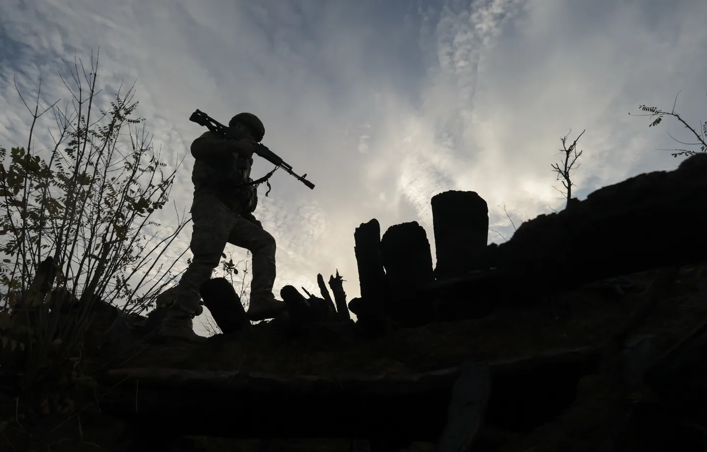 Украинский военный.