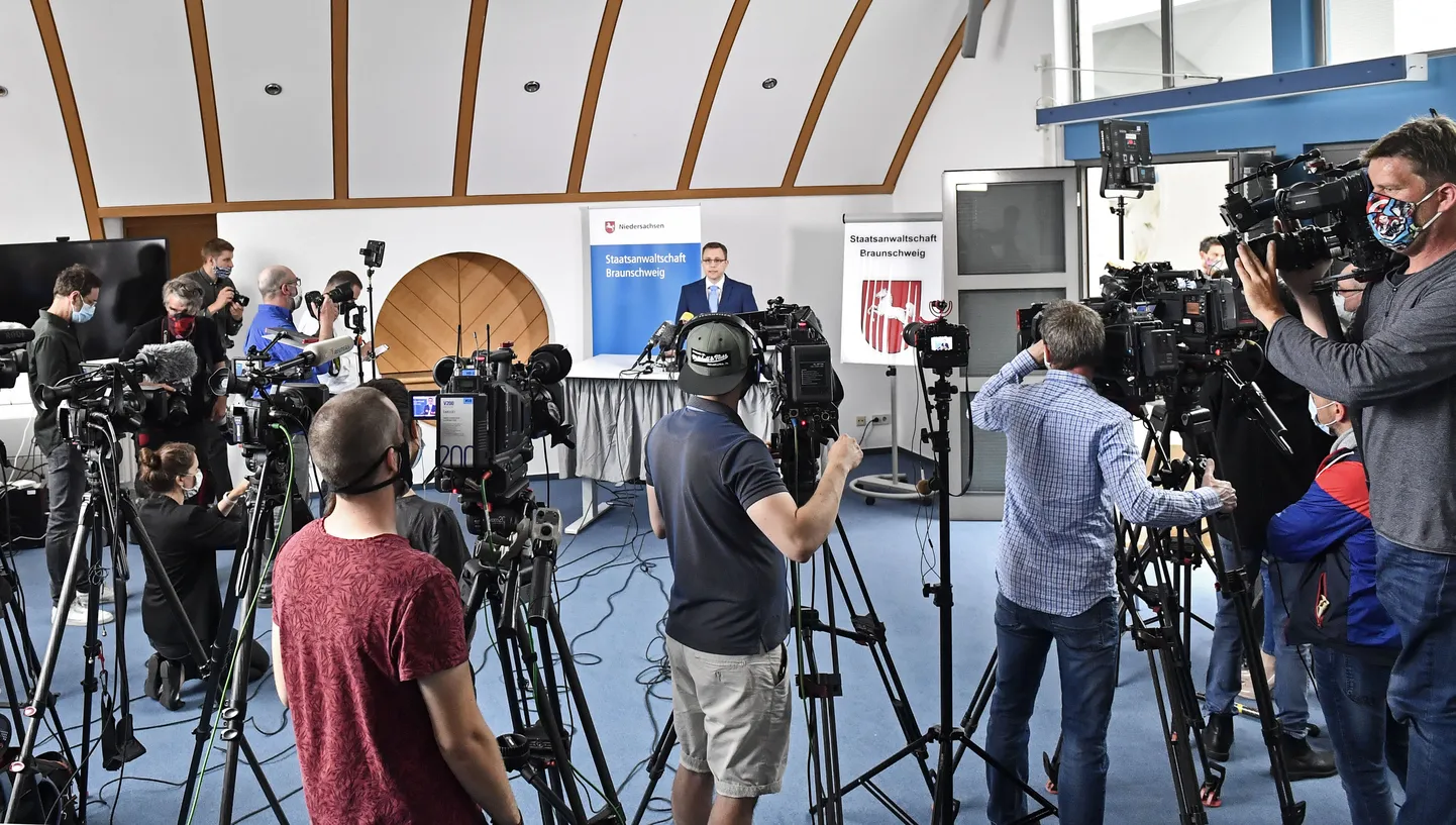 Braunschweigi prokuröri Hans Christian Woltersi pressikonverents.